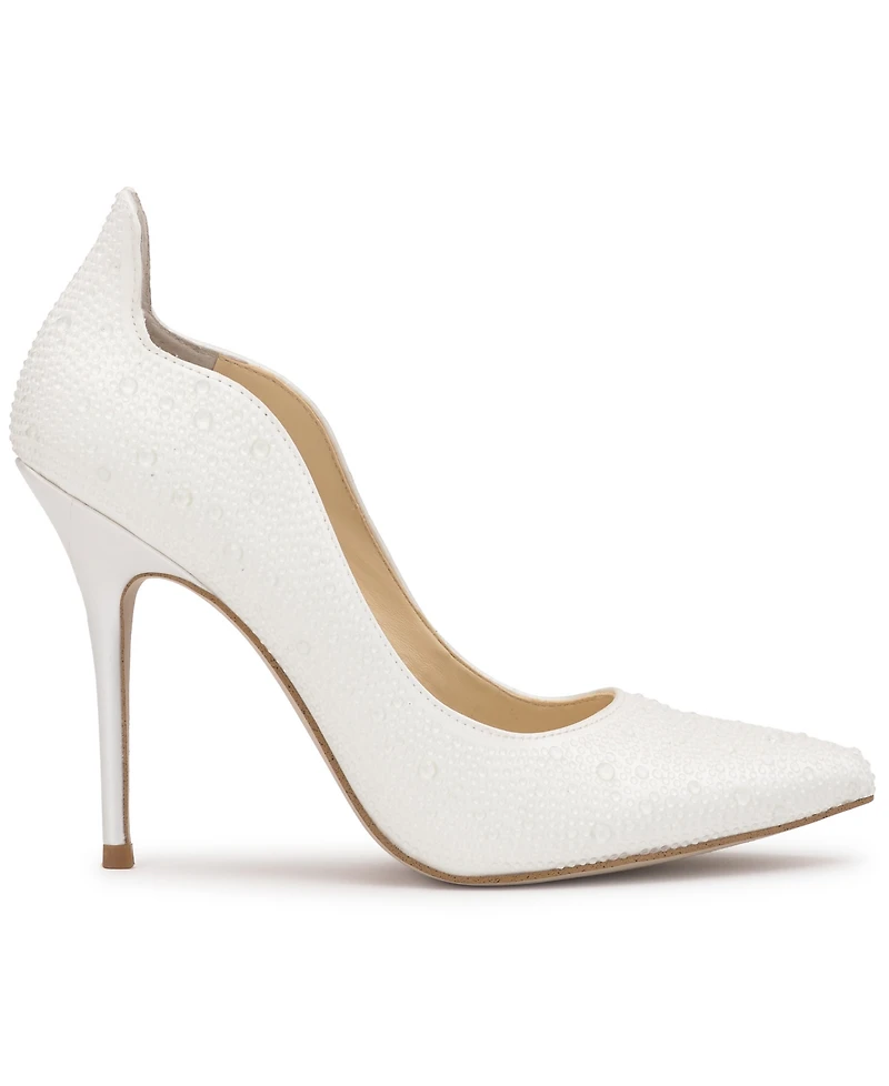 Jessica Simpson Women's Wayva Scalloped Heel Stiletto Pumps