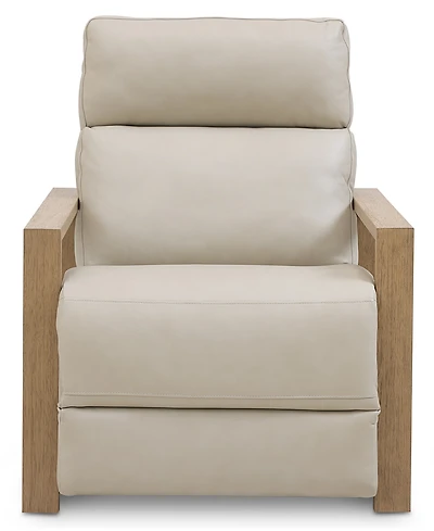 Maxyne 33" Leather 2 Power Motion Arm Recliner