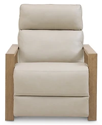Maxyne 33" Leather 2 Power Motion Arm Recliner