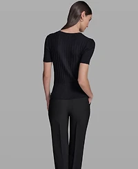 Karl Lagerfeld Paris Women's Crew Neck Sweater