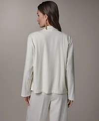 Donna Karan New York Women's Drape Front Jacket