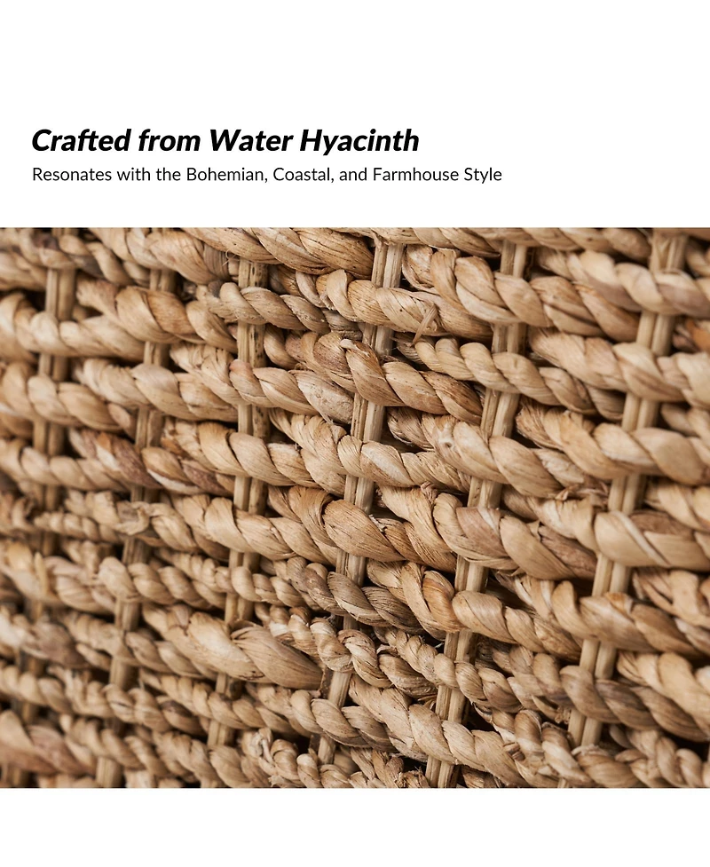 Hulala Home Anesty Upholstered Flip Top Storage Bench with Solid Wood Legs and Segmented Pockets