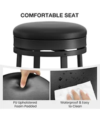 gaomon Dining Chair Swivel Bar Stool , Counter Height Bar Stool for Kitchen Dining Room