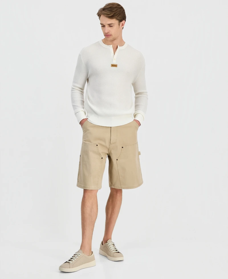Hugo by Boss Men's Sranger Henley Sweatshirt