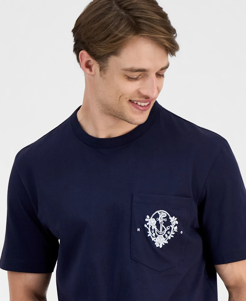 Hugo by Boss Men's Durstee Crewneck Graphic T-Shirt