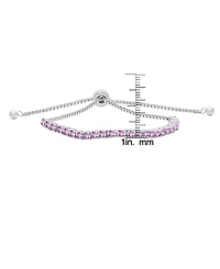 Macy's Multi-Stones Bolo Bracelet (1.84 ct. t.w.) Sterling Silver