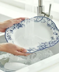 222 Fifth Adelaide Blue Serving Bowls, Set of 2