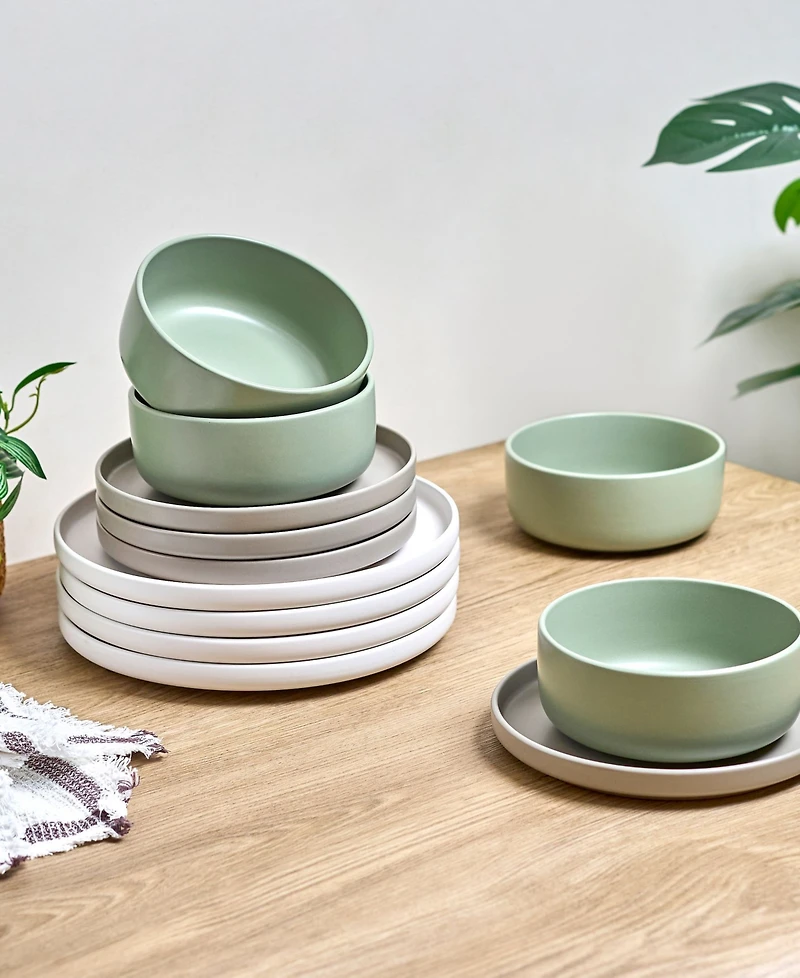 Sango Rollo Alta 12-Pc. Dinnerware Set, Service for 4