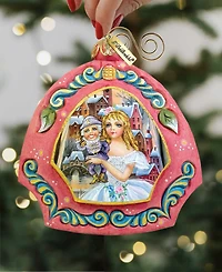 G.DeBrekht Hand Painted Nutcracker Scenic Ornament