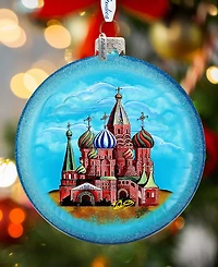 G.DeBrekht Saint Basil Cathedral Glass Ornament
