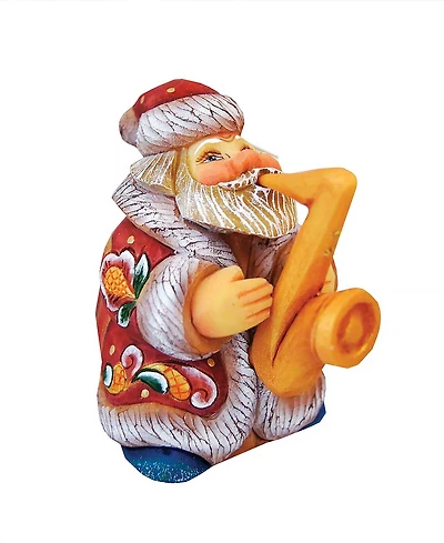 G.DeBrekht Mini Jazzman Santa Figurine