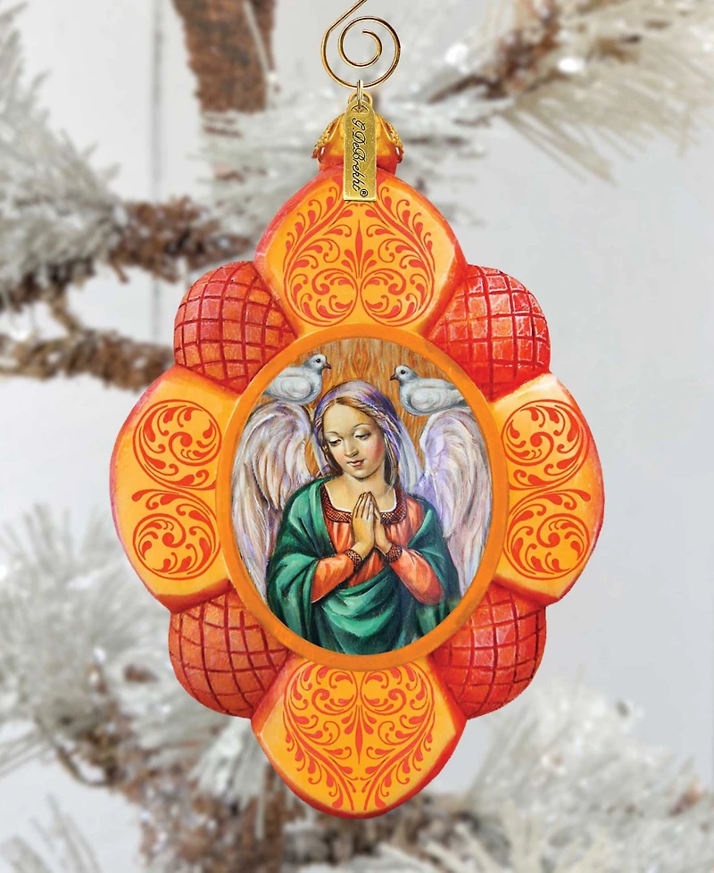 G.DeBrekht Hand Painted Virgin Mary Scenic Ornament