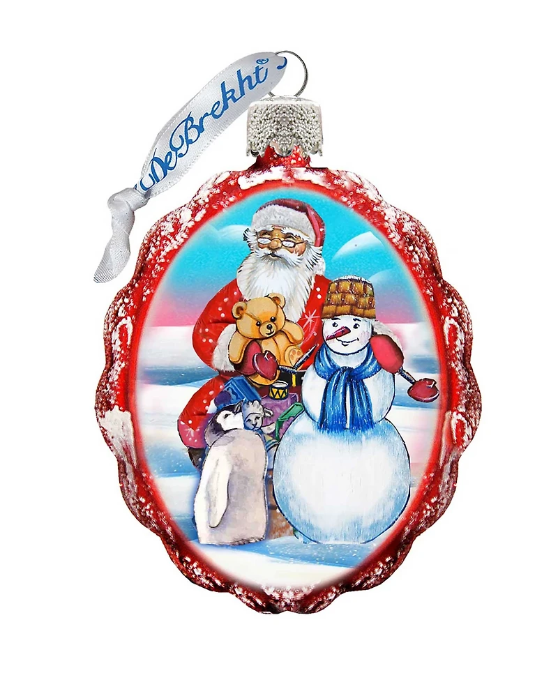 G.DeBrekht Christmas Gifts Set of 3 Glass Ornaments