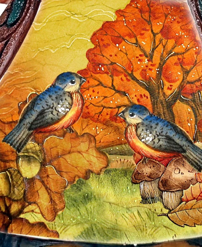 G.DeBrekht Autumn Angel with Pumpkin Handcrafted Christmas Figurine