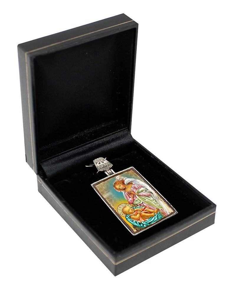G.DeBrekht Blessing Angels Religious Holiday Jewelry Necklace Monastery Icons