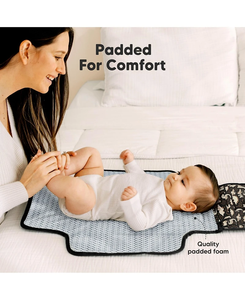 KeaBabies Ezee Diaper Changing Pad, Portable Mat, Waterproof Foldable Pad