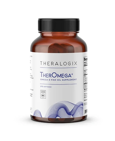 Theralogix TherOmega Omega-3 Fish Oil - Heart and Brain Health, Nsf Certified