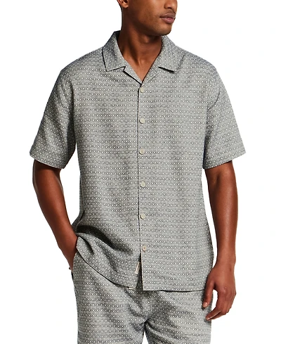 Weatherproof Vintage Men's Jacquard Knit Patch Shirt