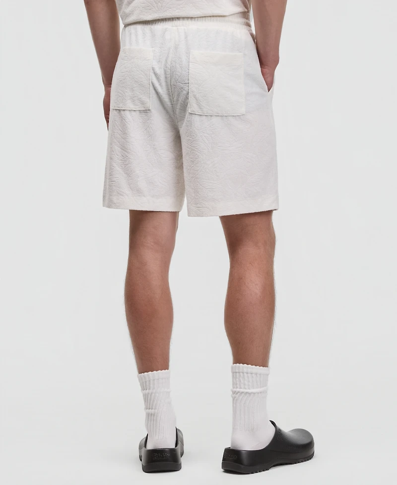 Mode of One Men's Jacquard Terry 7" Shorts, Macy's Exclusive