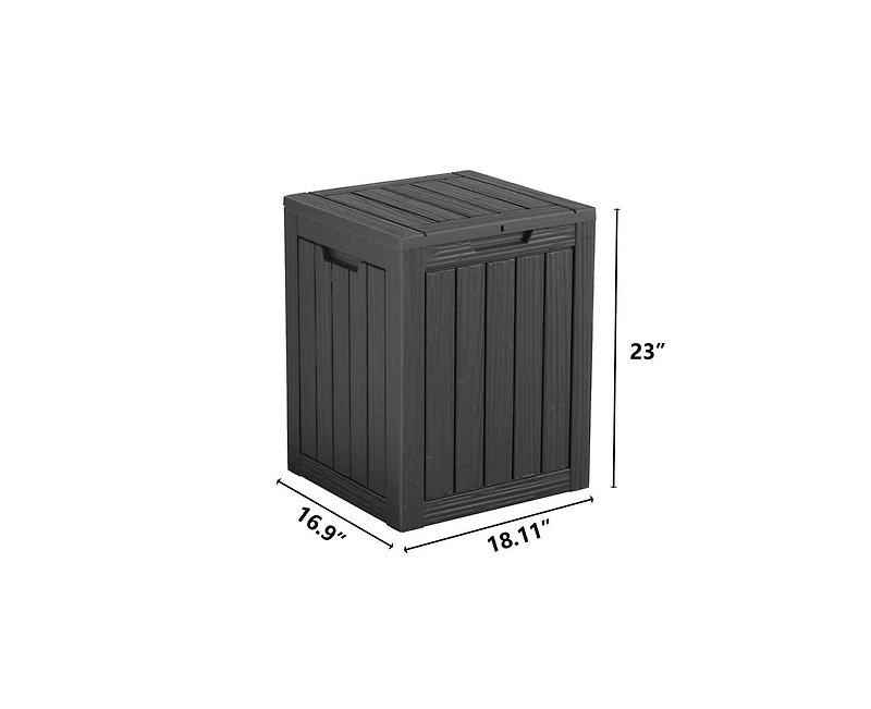 sumyeg Waterproof Resin Outdoor Storage Deck Box
