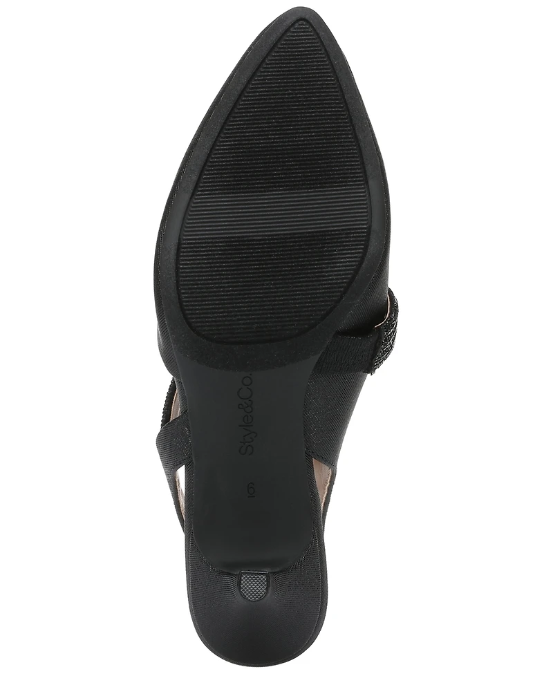 Style & Co Women's Gisellee Slingback Closed Toe Pumps, Macy's Exclusive