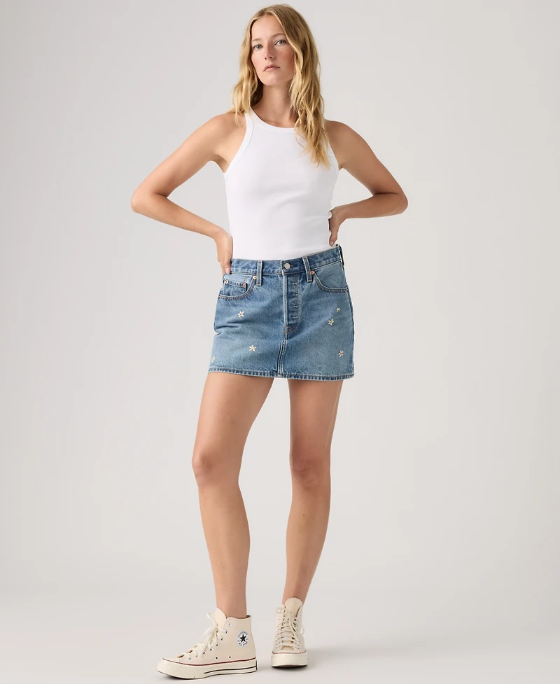 Levi's Women's Icon Cotton Denim Skirt