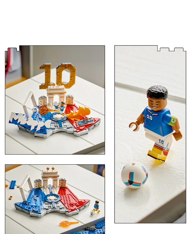 Lego Editions Kylian Mbappe Soccer Highlights 43013, 490 Pieces