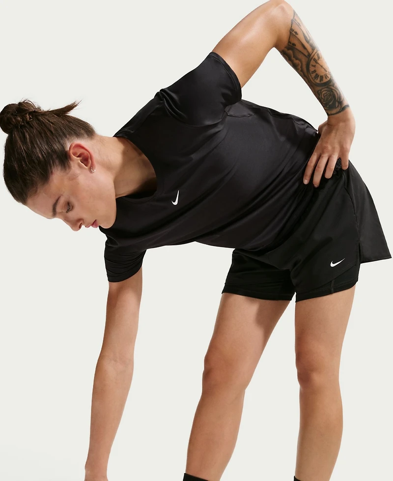 Nike One Women's Dri-Fit High-Waist 2-in-1 Shorts