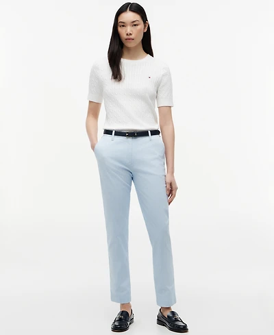 Tommy Hilfiger Women's Twill-Slim Chino Pants