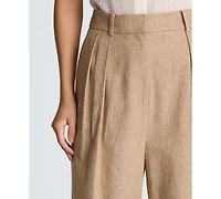 Kenneth Cole Women's Double Pleat Wide Leg Pants