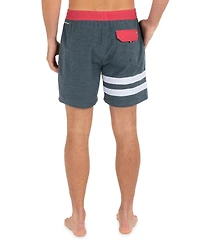 Hurley Men's Block Party Volley Stripe Swim Shorts