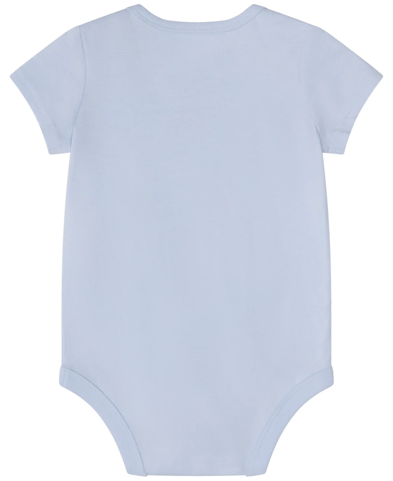 adidas Baby Boys' Short-Sleeve Bodysuit and Shorts, 2-Piece Set