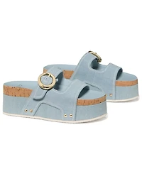 kate spade new york Women's Halo Platform Footbed Sandals