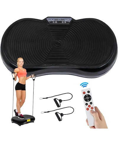 Zeny Vibration Plate Exercise Machine, Whole Body Workout Vibration Fitness Platform for Weight Loss, Toning Wellness, Home Gym Equipment