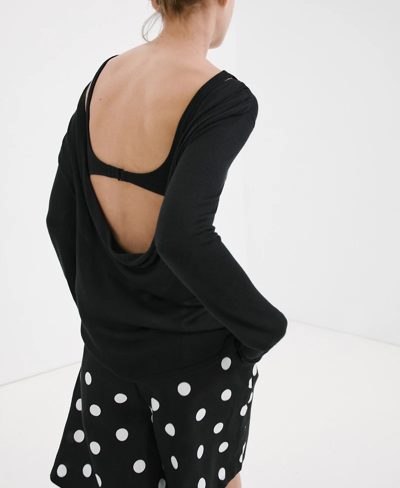 Mango Women's Lyocell Polka Dot Shorts