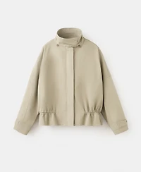 Mango Women's Oversized High-Neck Parka