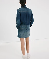 Mango Women's Combined Denim Dress