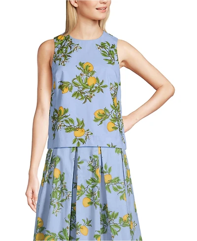 Lands' End Women's Poplin Sleeveless Shell