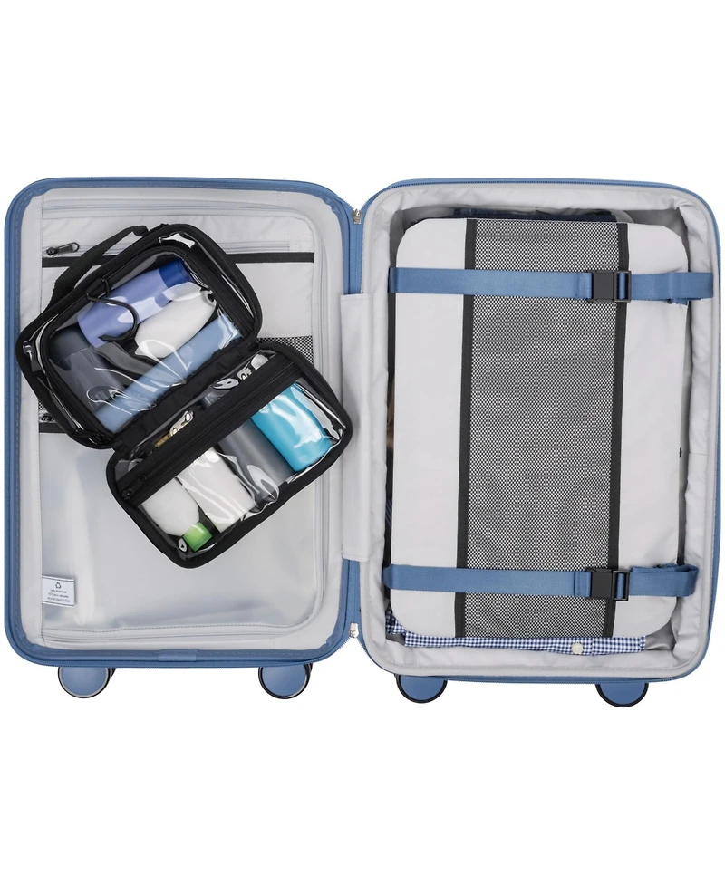 Travelpro Optima Carry-On Expandable Spinner and Toiletry Kit