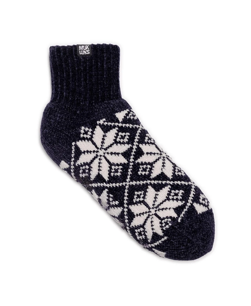Muk Luks Women's Chenille Sock and Headband Set