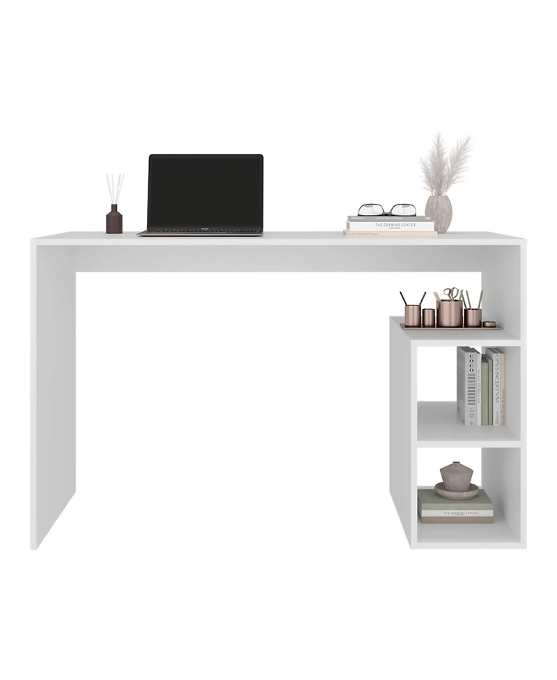 Fm Furniture Star Office Desk with Storage and Minimalist Design