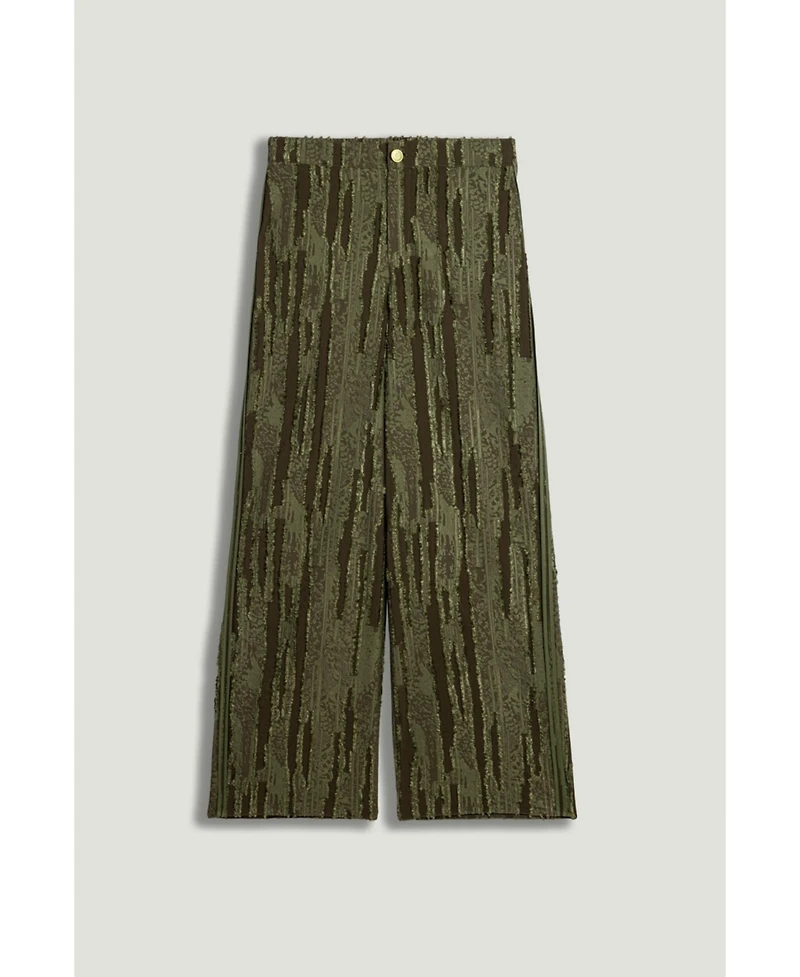 Nocturne Women's Textured Wide-Leg Pants