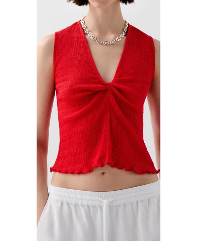 Scalpers Women's Wrinkle Chestknot Tee