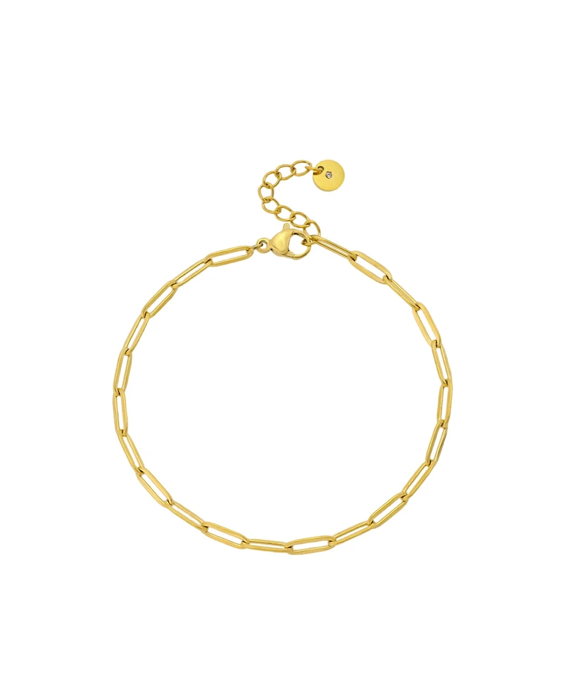 Unwritten x Moda Sport Waterproof Paperclip Chain Bracelet