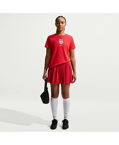 Nike Women's Red Usmnt Crest T-Shirt