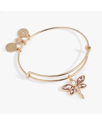 Alex and Ani Crystal Dragonfly Bangle