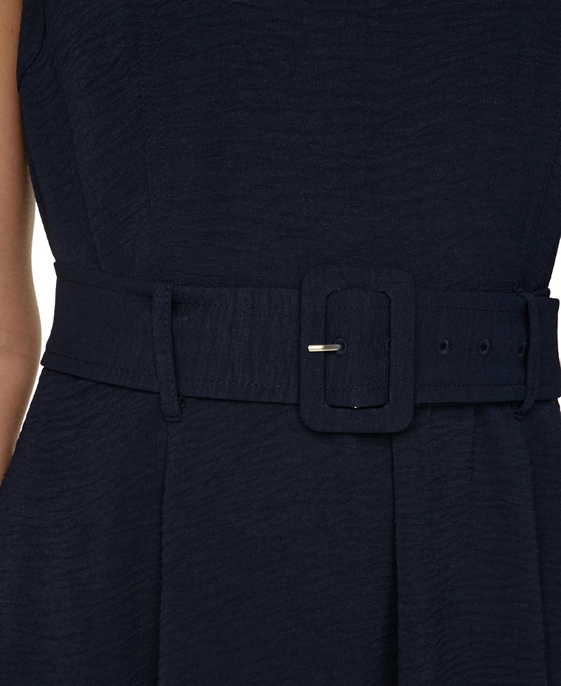 Calvin Klein Women's Crew Neck Midi Dress