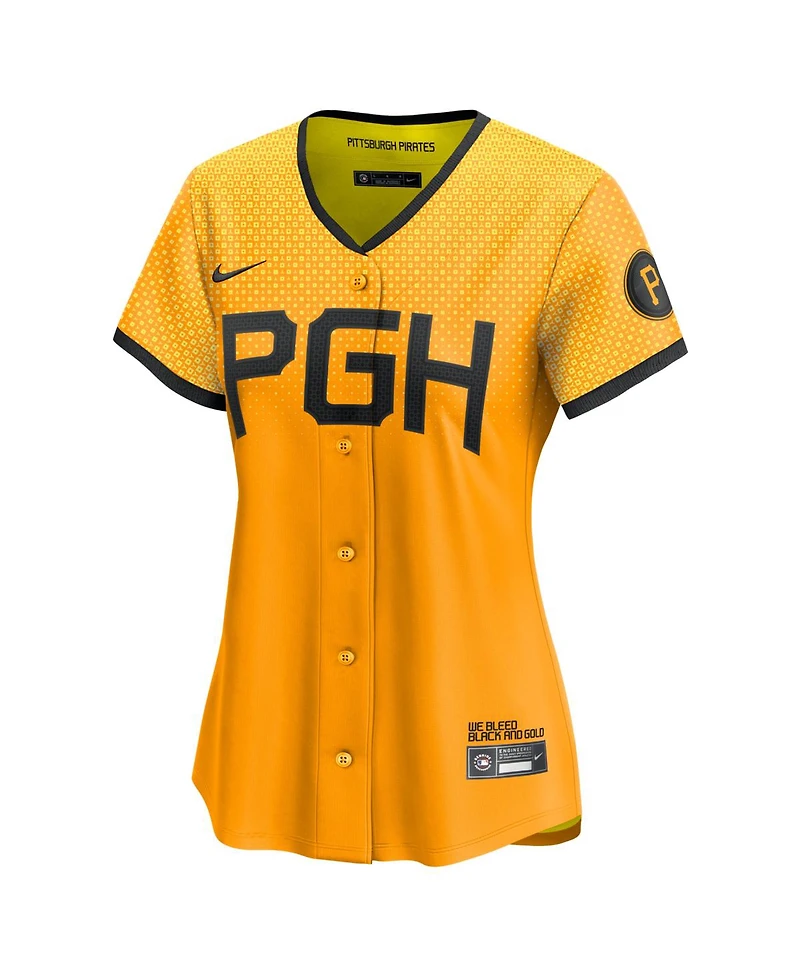 Nike Women's Gold Pittsburgh Pirates City Connect Limited Jersey