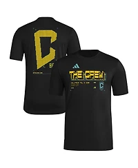 Adidas Men's Black Columbus Crew 2026 Anthem Aeroready Pregame T-Shirt