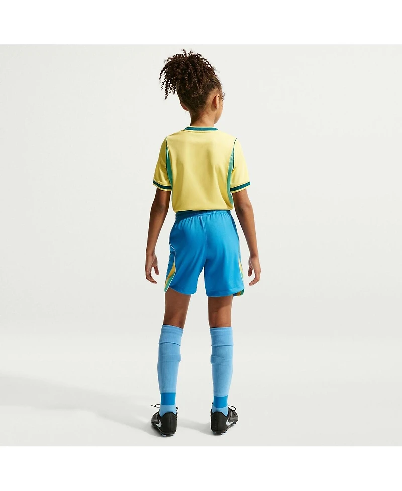 Nike Big Boys and Girls Blue Brazil National Team 2026 Home Stadium Replica Shorts